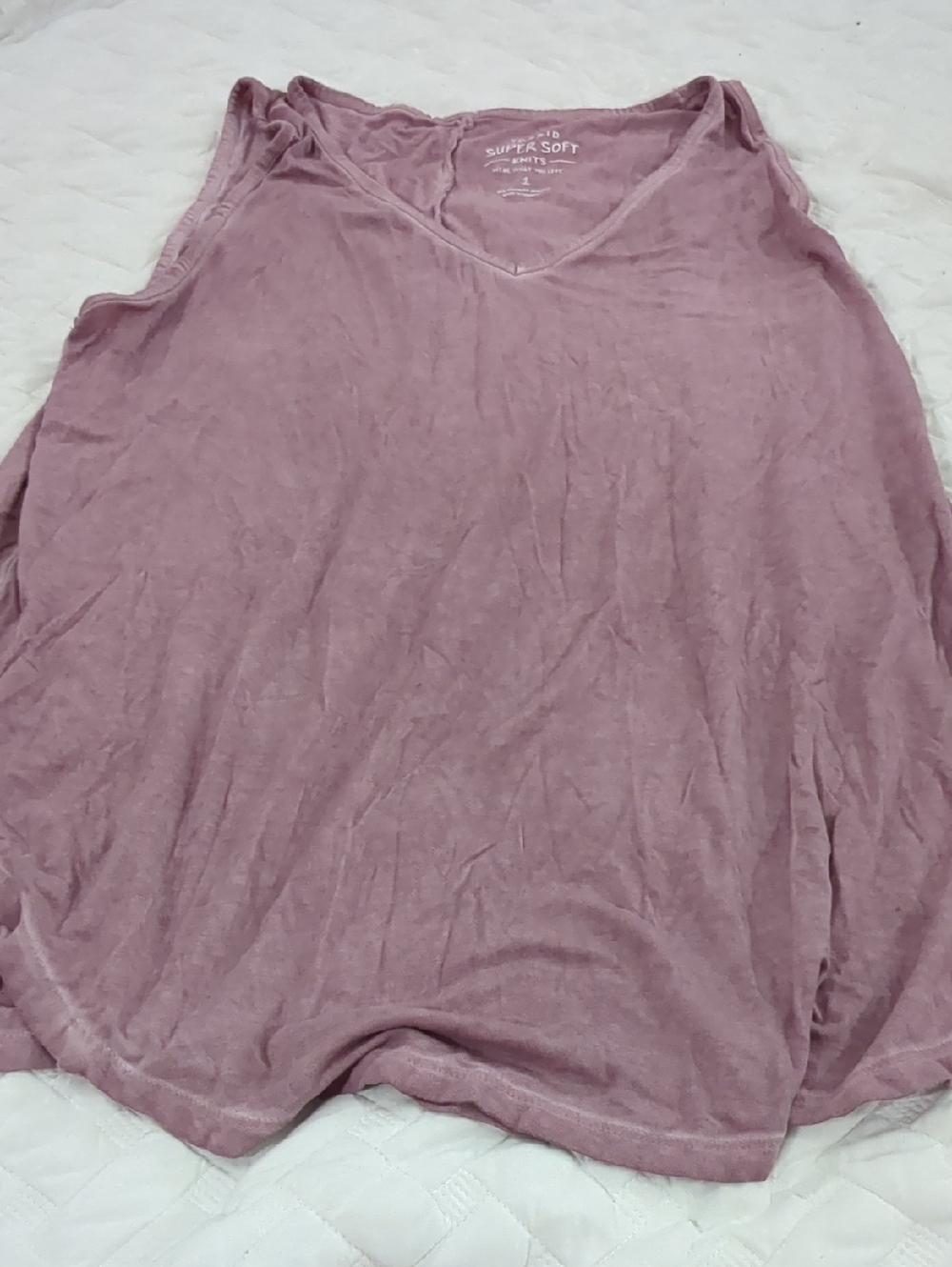 torrid V-Neck Tank Top in Dusty Mauve